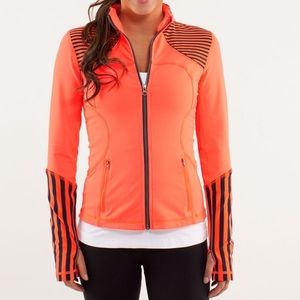 Neon Orange & Navy Lululemon Jacket